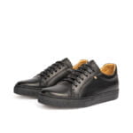 D’367 BASKET EN CUIR NOIR