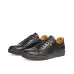 D’368 BASKET EN CUIR NOIR