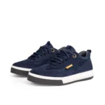 D’090 BASKET EN CUIR DAIM BLEU