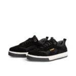 D’090 BASKET EN CUIR DAIM NOIR