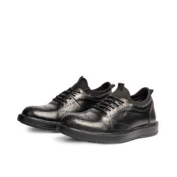 D’087 CHAUSSURE EN CUIR NOIR