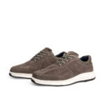 D’075 CHAUSSURE EN CUIR DAIM GRIS
