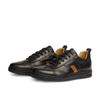 D’290M CHAUSSURE EN CUIR NOIR