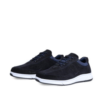 D’075 CHAUSSURE EN CUIR DAIM BLEU