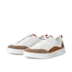 D’152 BASKET EN CUIR BLANC