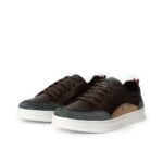 D’152 BASKET EN CUIR MARRON