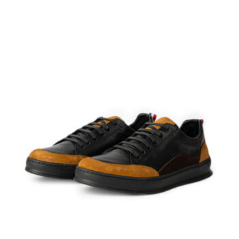 D’152 BASKET EN CUIR NOIR