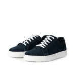 D’181 BASKET EN CUIR DAIM BLEU