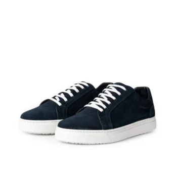 D’181 BASKET EN CUIR DAIM BLEU
