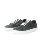 D’181 BASKET EN CUIR DAIM GRIS