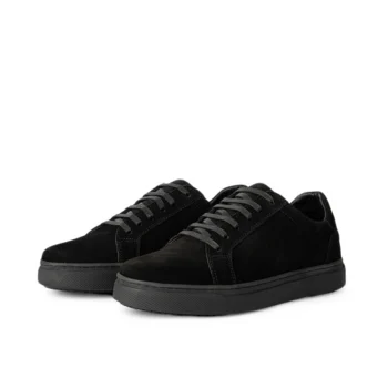 D’181 BASKET EN CUIR DAIM NOIR