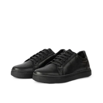 D’181 BASKET EN CUIR NOIR