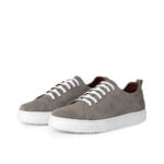 D’2015 BASKET EN CUIR DAIM GRIS GRÈGE