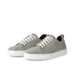 D’2015 BASKET EN CUIR DAIM GRIS CLAIRE