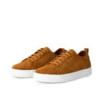 D’2015 BASKET EN CUIR DAIM TABAC