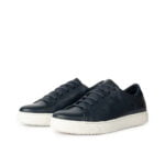 D’206 BASKET EN CUIR BLEU
