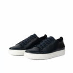 D’931 BASKET EN CUIR BLEU