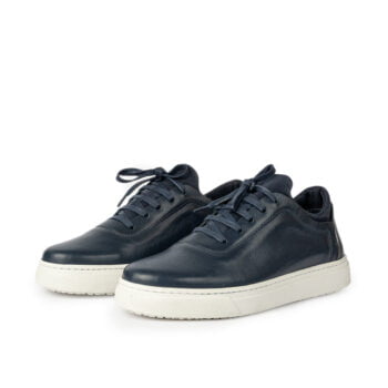 D’904 BASKET EN CUIR BLEU