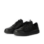 D’904 BASKET EN CUIR NOIR