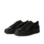 D’931 BASKET EN CUIR NOIR