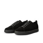 D’931 BASKET EN CUIR DAIM NOIR